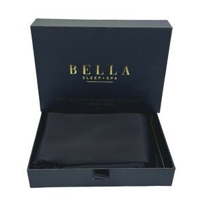 Bella Sleep + Spa | Silk + Bamboo Dual-Sided Pillowcase - Standard - Black